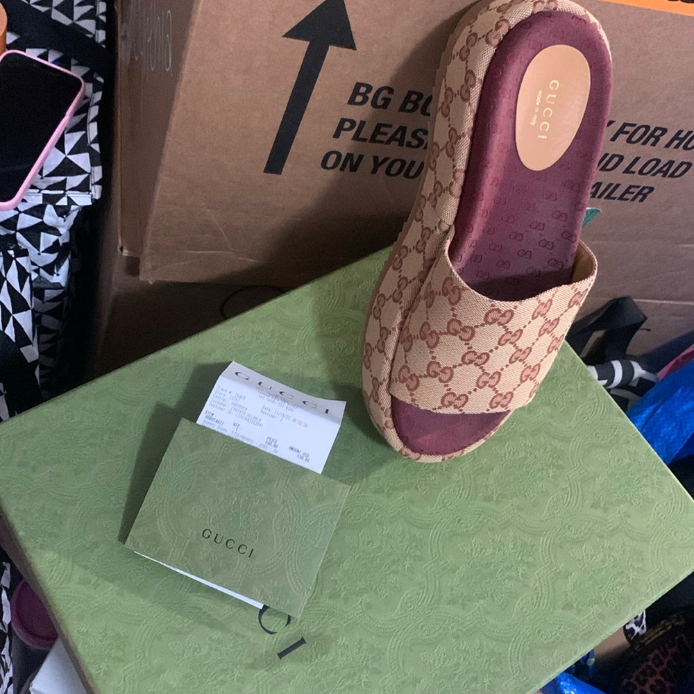 Guicci Sandals - worn ones - heavy S. Original size: 38